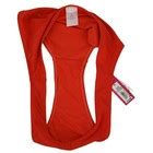 Xhilaration Bikini Swim Bottom Sz XL Red Juniors High Leg Scoop