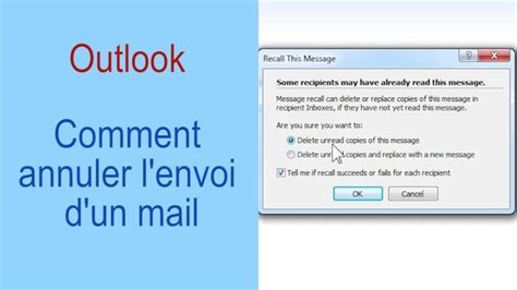 Astuce Outlook Comment Annuler L Envoi D Un Mail Pratiks