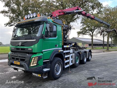 Volvo Fmx X R Wide Spraed Met Haakarm En Hmf Hook Lift Truck