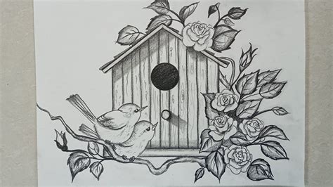 Daily Challenge 114 Bird House In Flower Garden YouTube