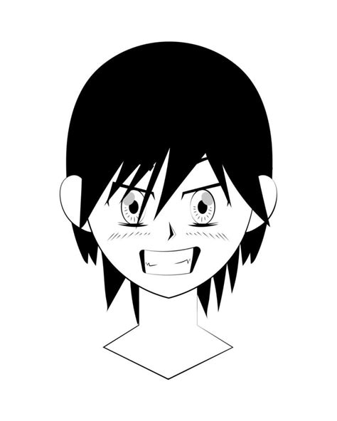 angry anime girl 10964910 Vector Art at Vecteezy