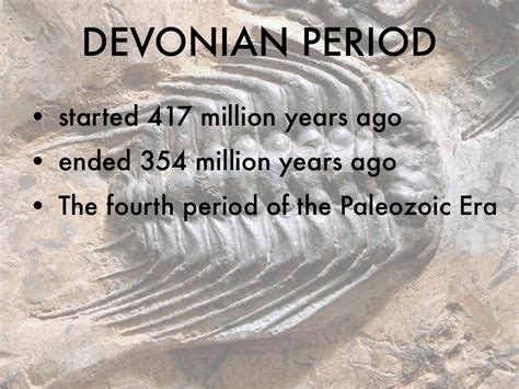 The Devonian Period by Dasani F.