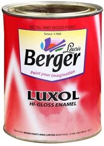 Bergerpaints Luxol Hi Gloss Enamel 1 L Net Golden Yellow Enamel Wall