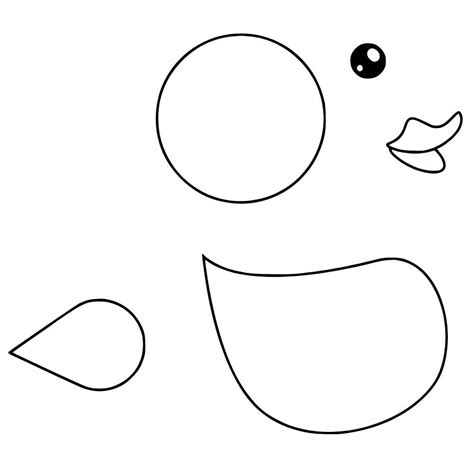 Molde De Pato Para Imprimir - 9