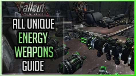 Fallout New Vegas All Unique Energy Weapons Guide Youtube