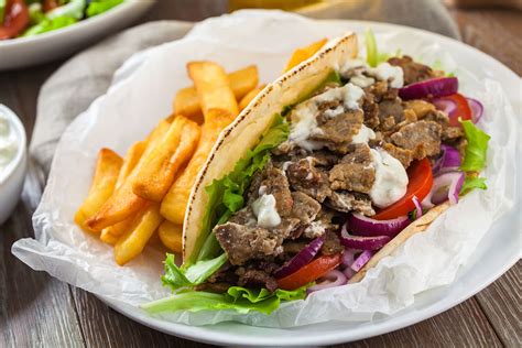 Gyros Pita Gyros Foodwiki Skipthedishes