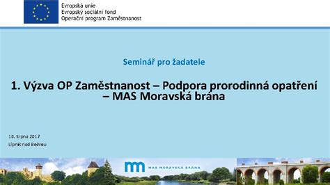 Semin Pro Adatele 1 Vzva OP Zamstnanost Podpora