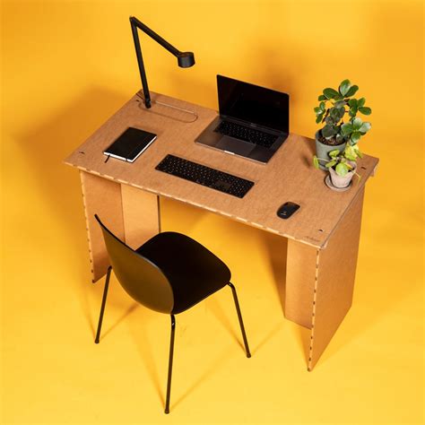 Cardboard Desk By Stykka Helps People Work From Home In Self Isolation