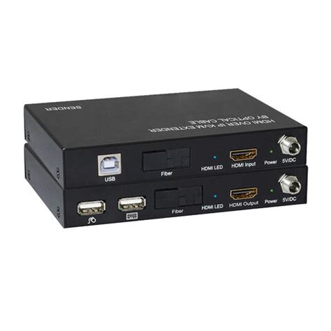 High Quality Hdmi Kvm Over Ip Extender By Optical Cable Km Hdmi Kvm