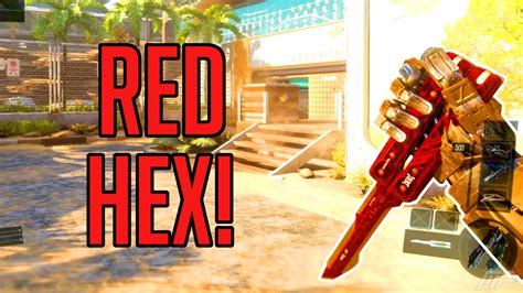 How To Get RED HEX Camo On NEW DLC Guns Weapons In Black Ops 3