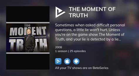 Watch The Moment Of Truth Streaming