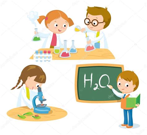 Ciencia para niños ilustración Stock Vector by olga1818 110341066