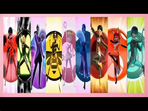 Todas Las Transformaciones De Miraculous Ladybug Temporada 4 YouTube