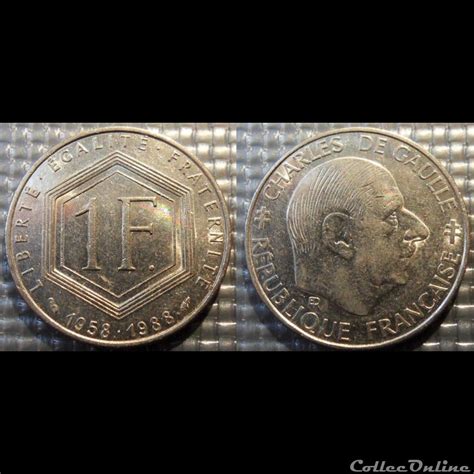 Hh Franc Charles De Gaulle Mm G Coins World France