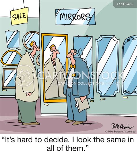 Self Reflection Cartoons and Comics - funny pictures from CartoonStock