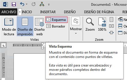 Documento Maestro En Word Vista Esquema Buscar Tutorial