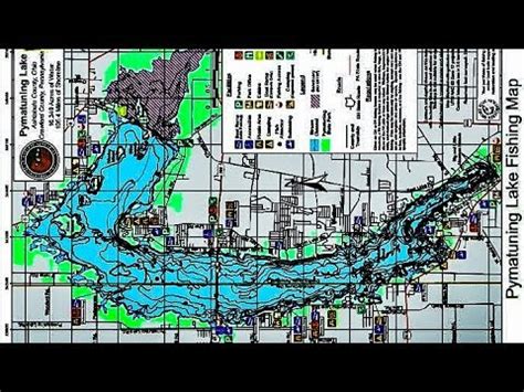 Pymatuning Lake Fishing Map - Draw A Topographic Map