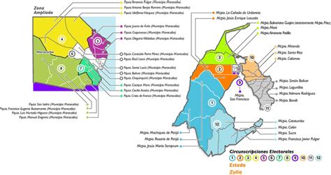 Parlamentarias 2015 Mapa Electoral Zulia