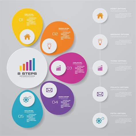 Elemento De Diseño Gráfico Infografía Vector Premium