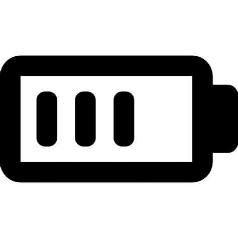 Phone Battery Icon Vector #94153 - Free Icons Library