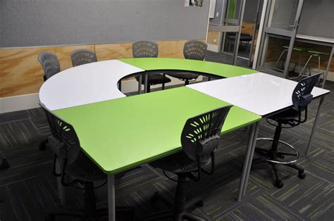 Our Whiteboard Tables come in a wide variety of shapes, sizes and heights so you can mix and ...