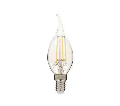 Ampoule À Filament LED Flamme Culot E14 4w Cons 40w Eq Lumière