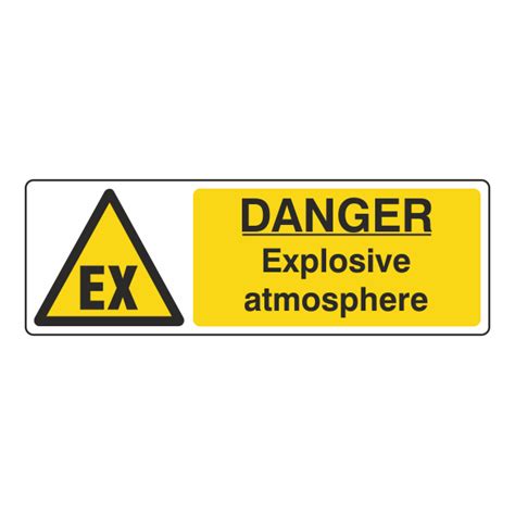 danger explosive atmosphere sign landscape landscape