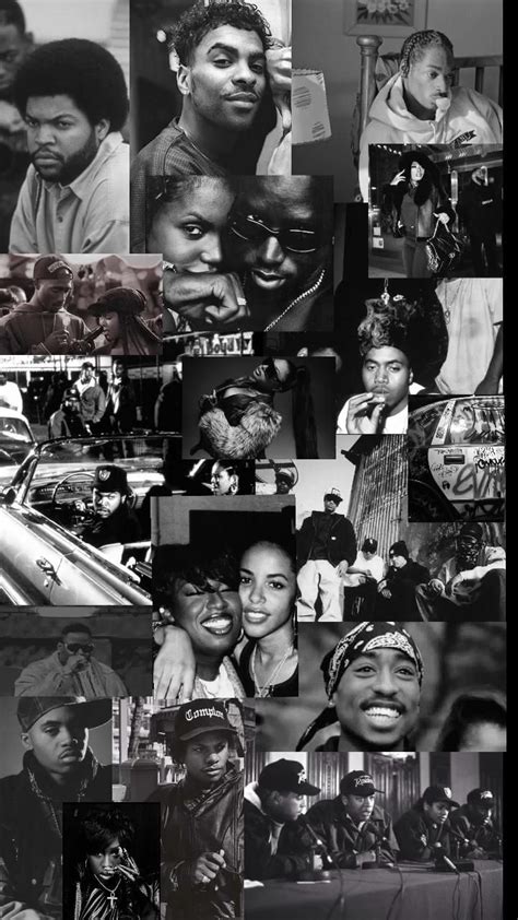 Classic 90s Hip Hop Collage