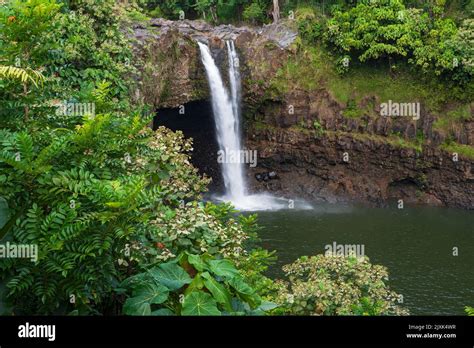 Waianuenue Falls Aka Rainbow Falls At Wailuka River State Park Of Hilo