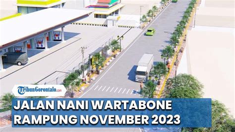 Proyek Jalan Nani Wartabone Di Gorontalo Ditargetkan Rampung November