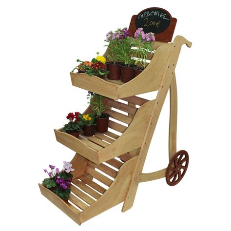 Wooden Display Carts