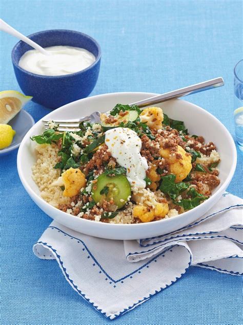 Couscous Mit Hackfleisch Blumenkohl Bilder Kaufen