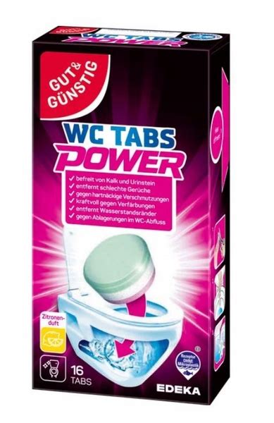 Tabletki do czyszczenia WC Gut Günstig 16 sztuk 16327732594 Allegro pl