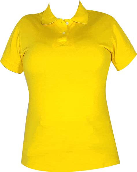 Camiseta Tipo Polo Amarilla Mujer En Medellin