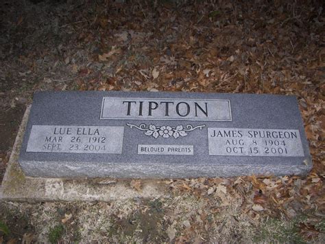 Rev James Spurgeon Tipton Memorial Find A Grave