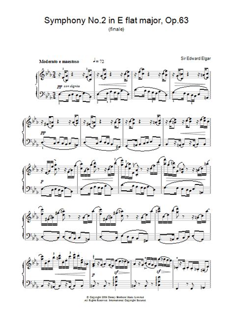 Symphony No In E Flat Major Op Finale Sheet Music Edward