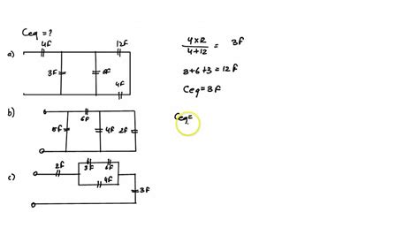 Solved Determine The Equivalent Capacitance For Each Of The Circuits In Fig 6 50