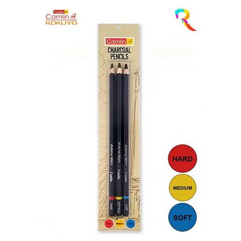 Camlin Charcoal Pencils Pack Of 3