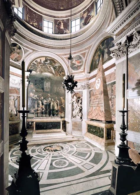 View Of The Chigi Chapel By Raffaello Sanzio