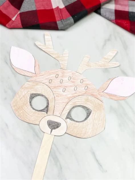 Free Printable Reindeer Mask For Kids