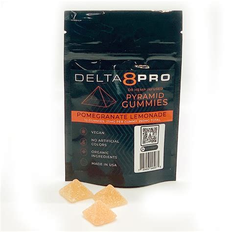 Delta 8 Pro Pyramid Gummies Pomegranate Lemonade Eight 0 Stixx