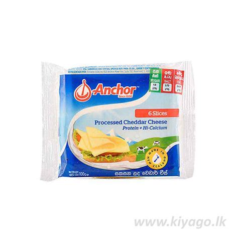 Anchor Cheddar Cheese Slices G Kiyago