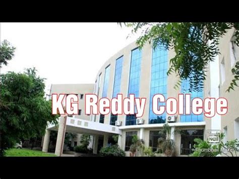 Kg Reddy College Of Engineering Hyderabad Campus Visit Youtube