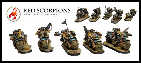 Bike Squad Forge World Games Workshop Red Scorpions Scouts Space