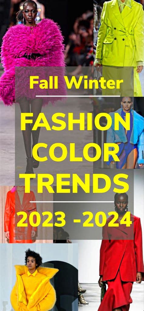 Fashion Color Trends Fall 2023 Winter 2024 | Pantone Colors | Color ...