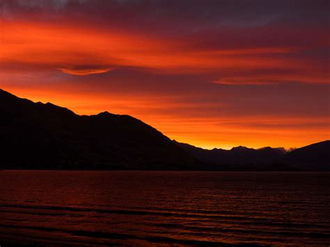 Backlit Beach Beautiful Clouds Dawn Dusk Evening Lake Landscape