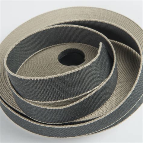 Sangle Bicolore 4cm Anthracite Mercerie