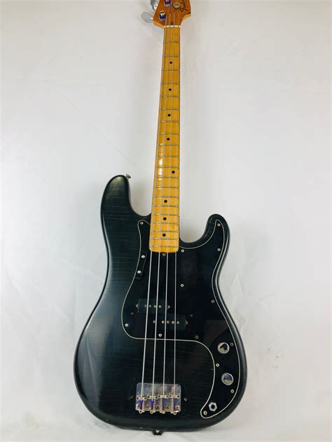 Fender 1978 P Bass: Original? Red Under Black Finish | TalkBass.com