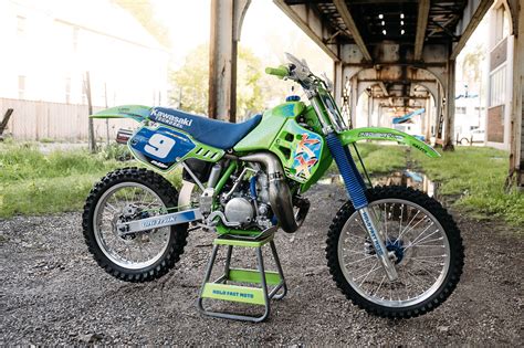 A Beautiful Kawasaki KX250 Rebuilt by Hold Fast Chicago