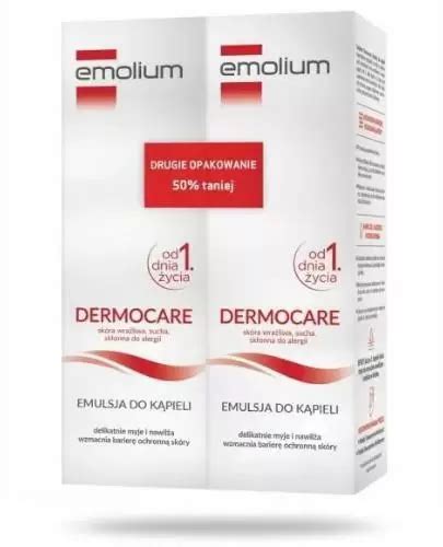 Emolium Dermocare Emulsja Do K Pieli X Ml Dwupak Kup Dowolne